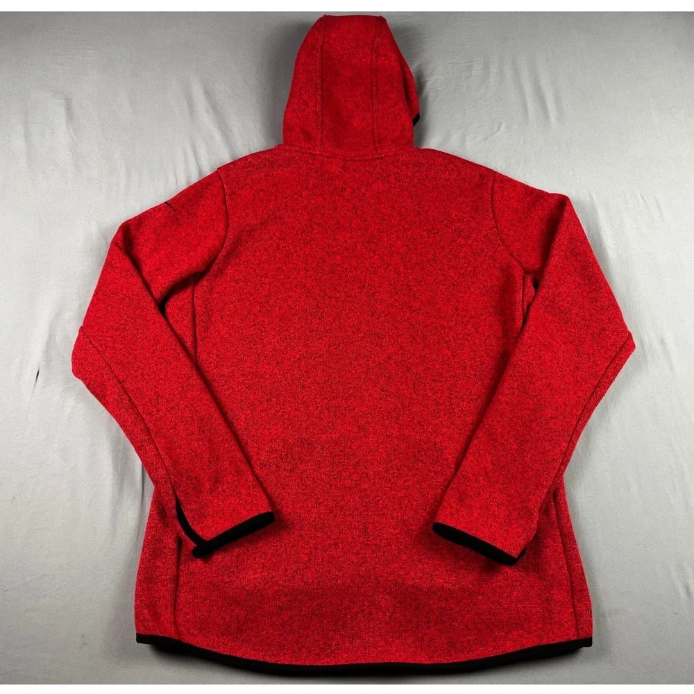 Nike Therma-FIT Hypernatural Scuba Hoodie Womens XL Fleece‎ Red Heathered